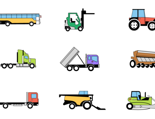 Technical transport icons