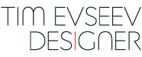 Tim Evseev Designer Logo